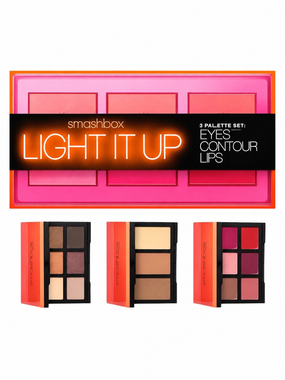 SMASHBOX LIGHT IT UP 3 PIECE SET - BRAND NEW IN BOX